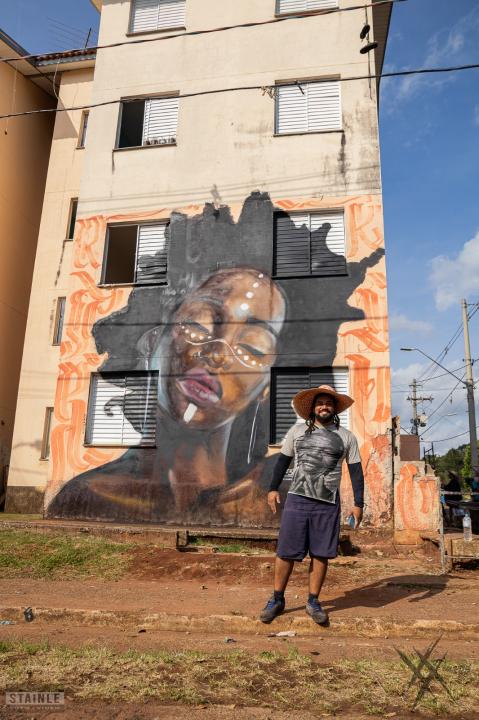 Foto 3 de 27 — Festival de Graffiti transforma Residencial dos Oitis em Araraquara; ‘lugar cheio de arte e esperança’